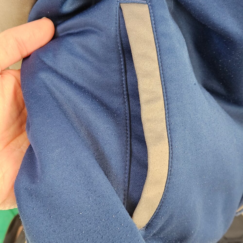 Vintage Oakley Men's "Track" Jacket, Gray/Blue, Sz XXL - Picture 5 of 16